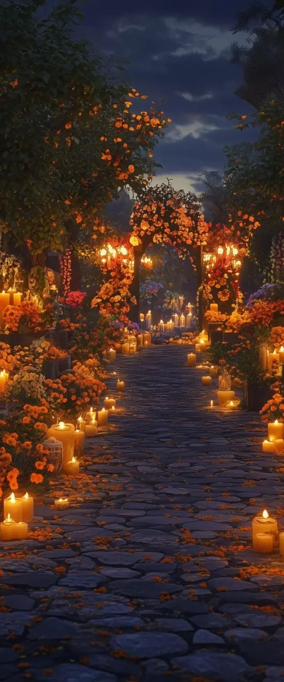 Dia De Los Muertos I 5’X12’ Ultracloth For Westcott X-Drop (60 X 144 Inch) Backdrop