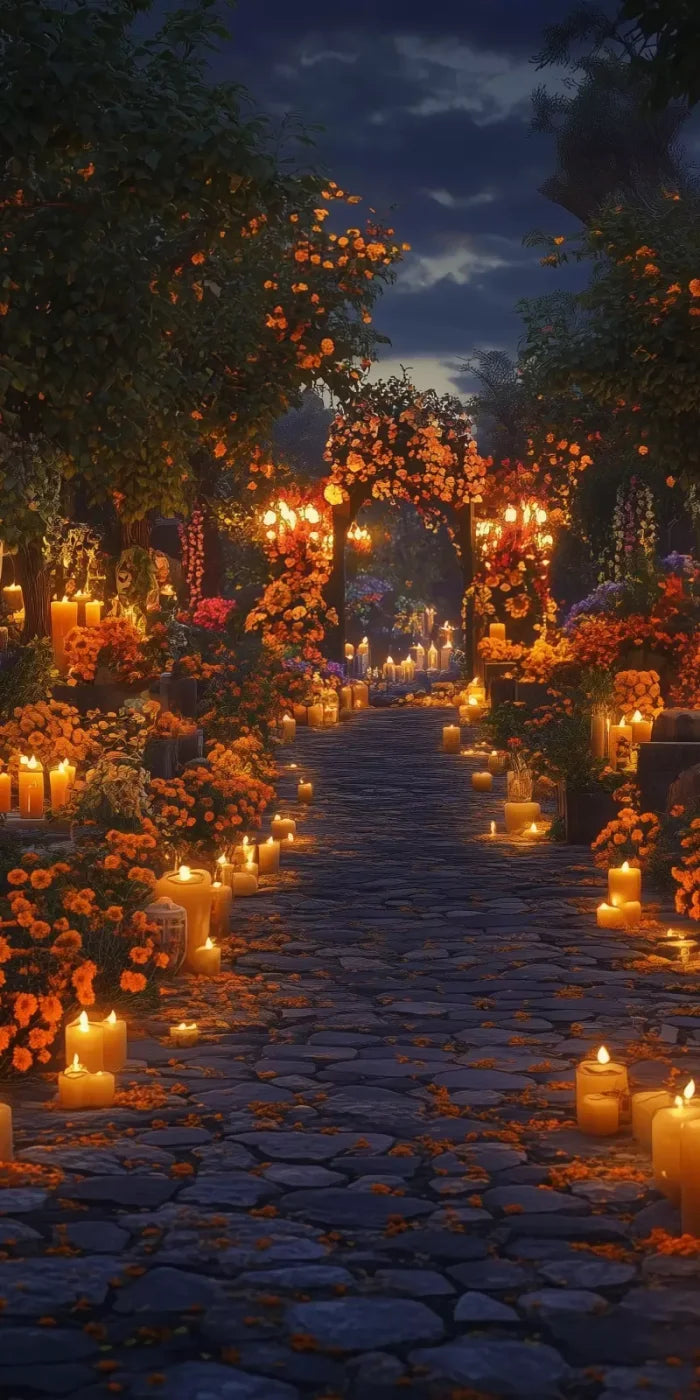 Dia De Los Muertos I 8’X16’ Ultracloth (96 X 192 Inch) Backdrop