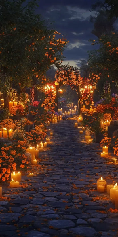 Dia De Los Muertos I 8’X16’ Ultracloth (96 X 192 Inch) Backdrop