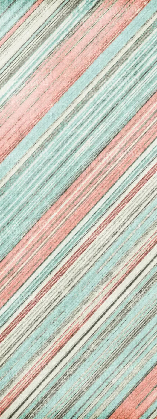 Diagonal Peach 8’X20’ Ultracloth (96 X 240 Inch) Backdrop