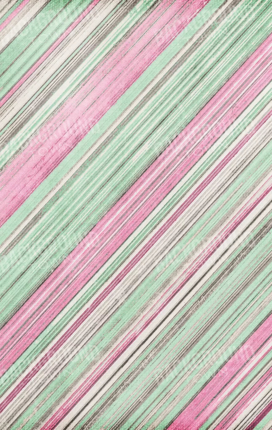 Diagonal Watermelon 10’X16’ Ultracloth (120 X 192 Inch) Backdrop