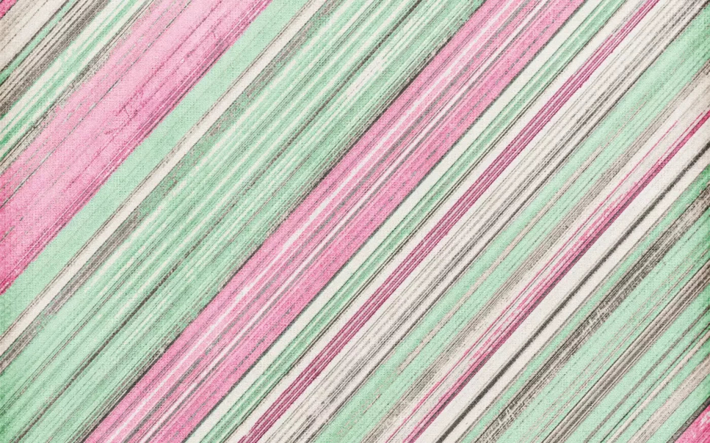 Diagonal Watermelon 14’X9’ Ultracloth (168 X 108 Inch) Backdrop