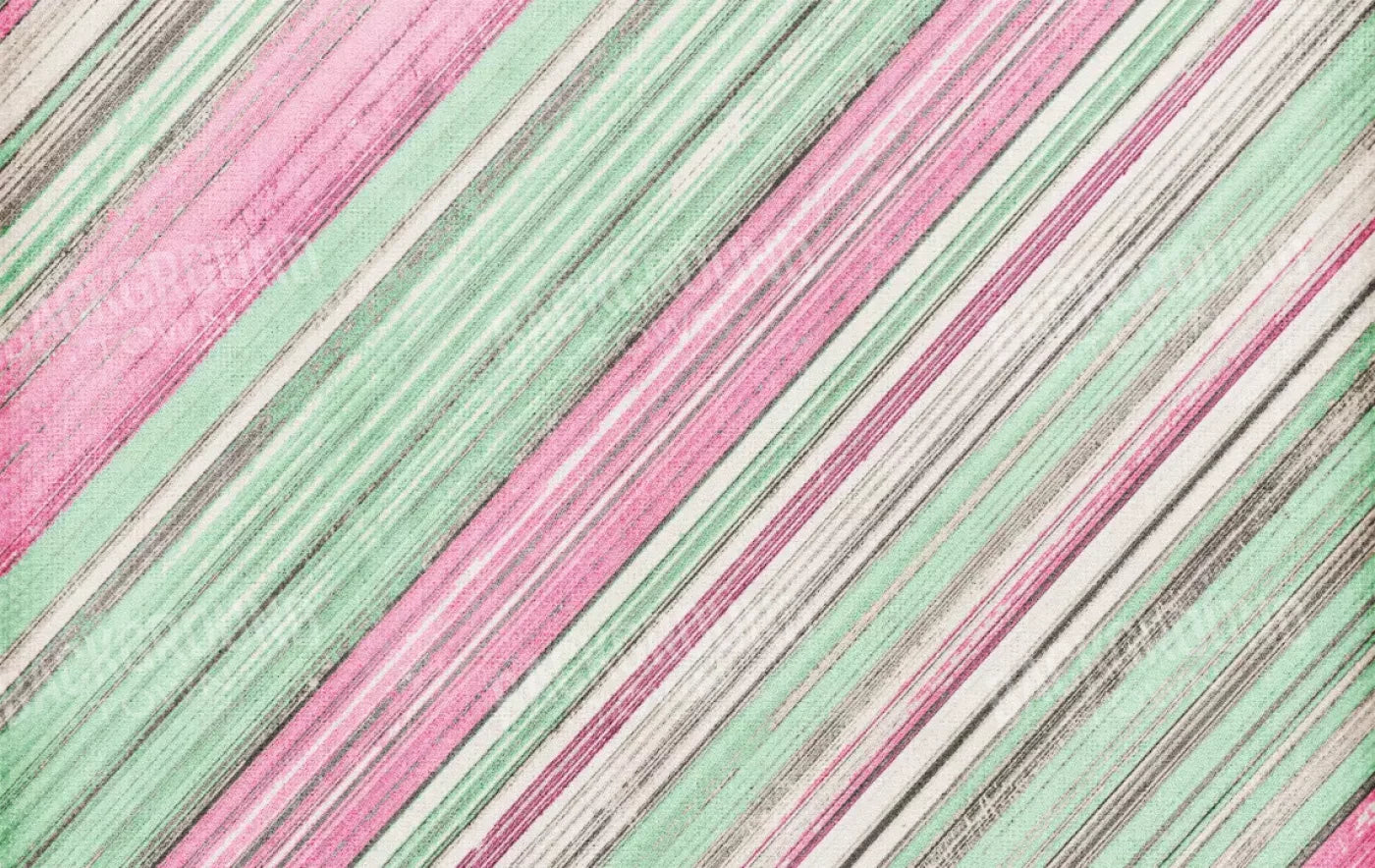 Diagonal Watermelon 16’X10’ Ultracloth (192 X 120 Inch) Backdrop