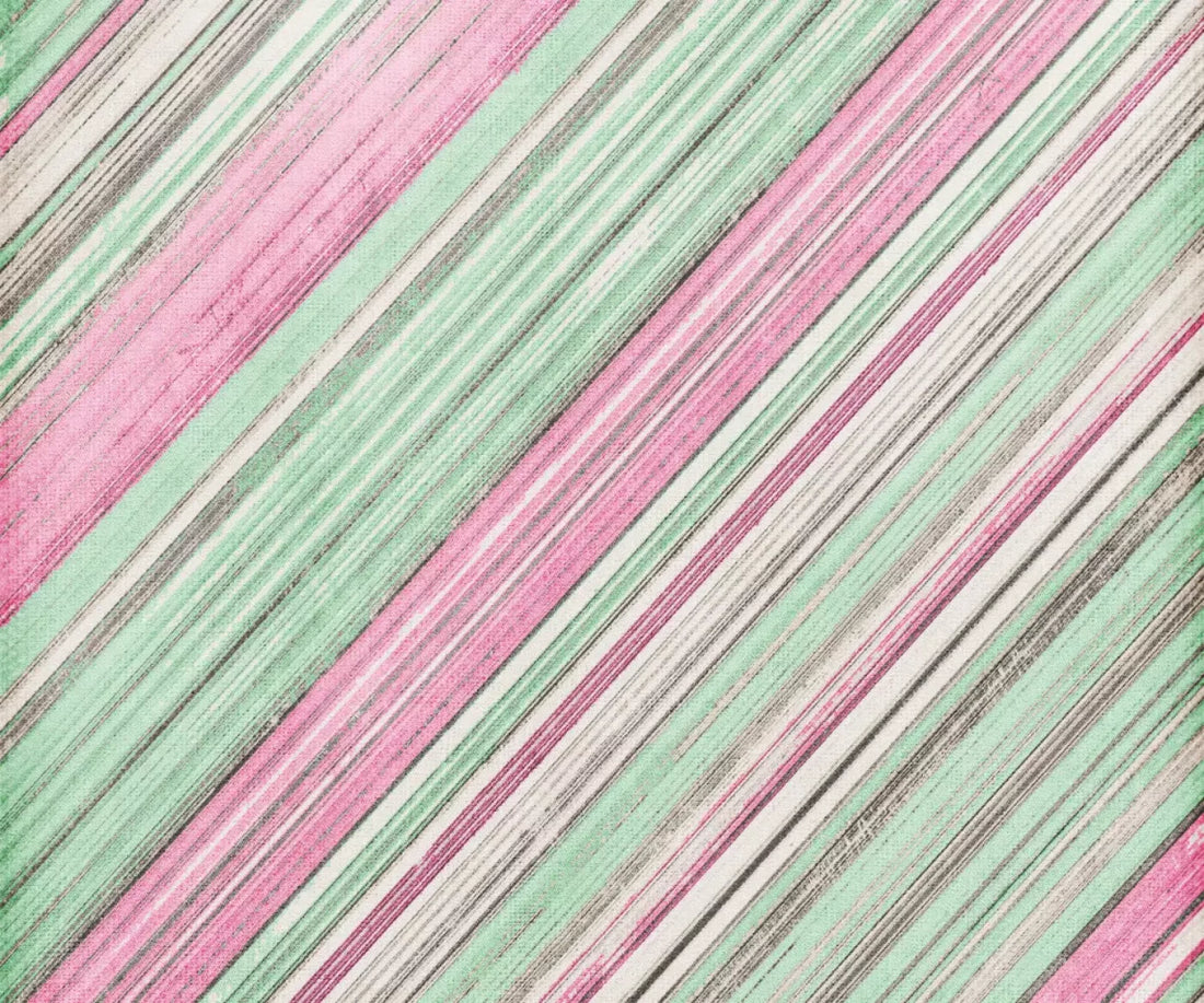 Diagonal Watermelon 5’X4’2’’ Fleece (60 X 50 Inch) Backdrop