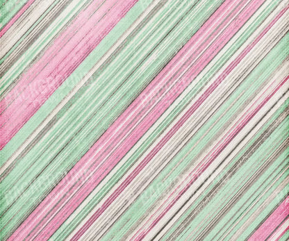 Diagonal Watermelon 5’X4’2’’ Fleece (60 X 50 Inch) Backdrop