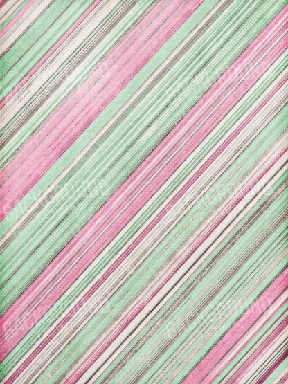 Diagonal Watermelon 5’X6’8’’ Fleece (60 X 80 Inch) Backdrop