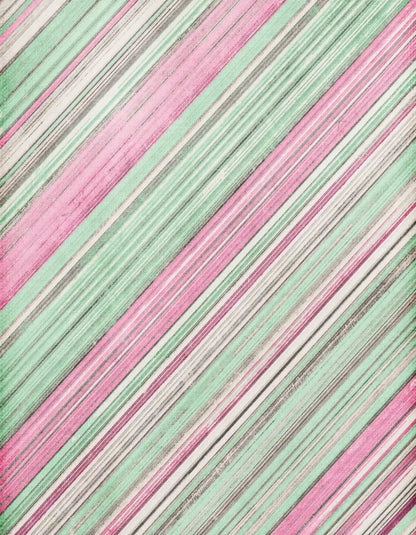 Diagonal Watermelon 6’X8’ Fleece (72 X 96 Inch) Backdrop