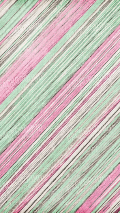 Diagonal Watermelon 8’X14’ Ultracloth (96 X 168 Inch) Backdrop