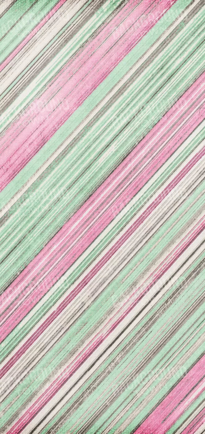 Diagonal Watermelon 8’X16’ Ultracloth (96 X 192 Inch) Backdrop