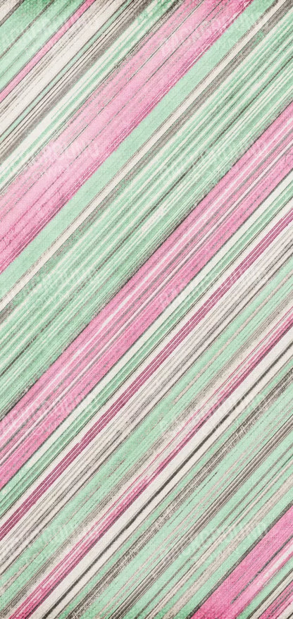 Diagonal Watermelon 8’X16’ Ultracloth (96 X 192 Inch) Backdrop
