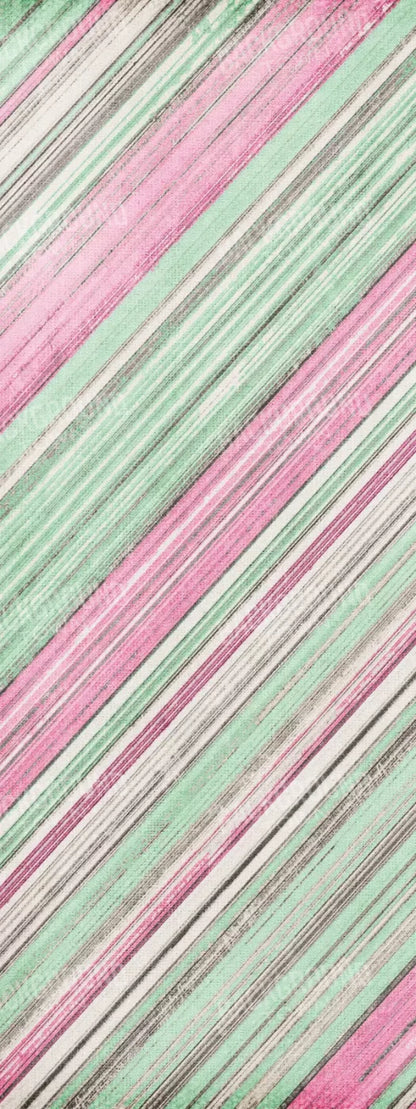 Diagonal Watermelon 8’X20’ Ultracloth (96 X 240 Inch) Backdrop