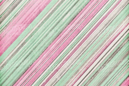 Diagonal Watermelon 8’X5’ Ultracloth (96 X 60 Inch) Backdrop
