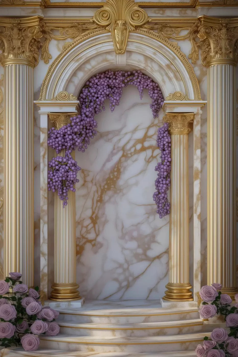 Dionysus Archway 8’X12’ Ultracloth (96 X 144 Inch) Backdrop