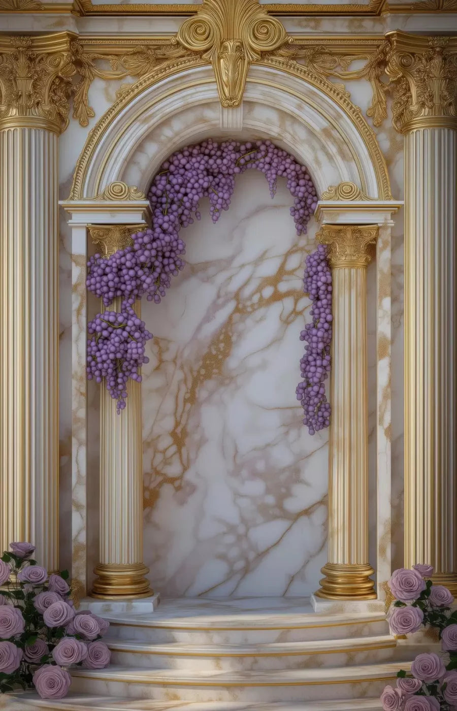 Dionysus Archway 9’X14’ Ultracloth (108 X 168 Inch) Backdrop