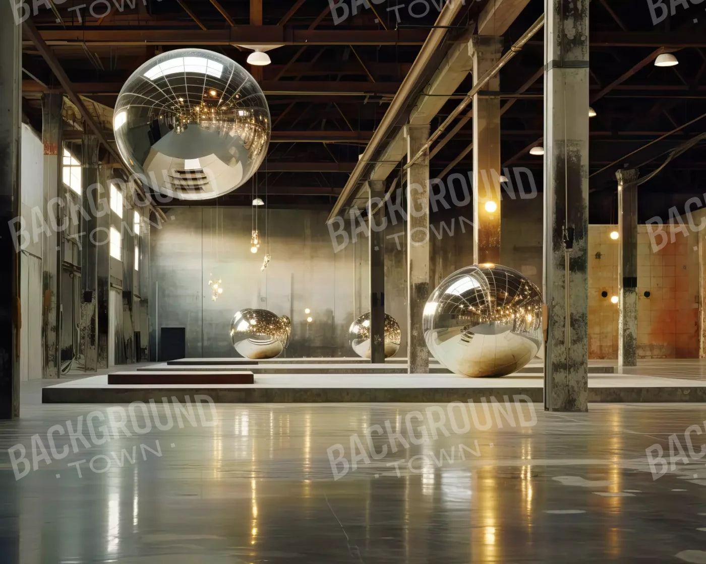 Disco Balls I 10X8 Fleece ( 120 X 96 Inch ) Backdrop