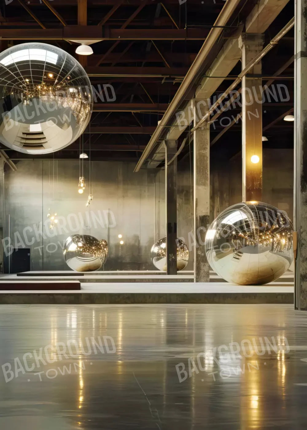 Disco Balls I 5X7 Ultracloth ( 60 X 84 Inch ) Backdrop