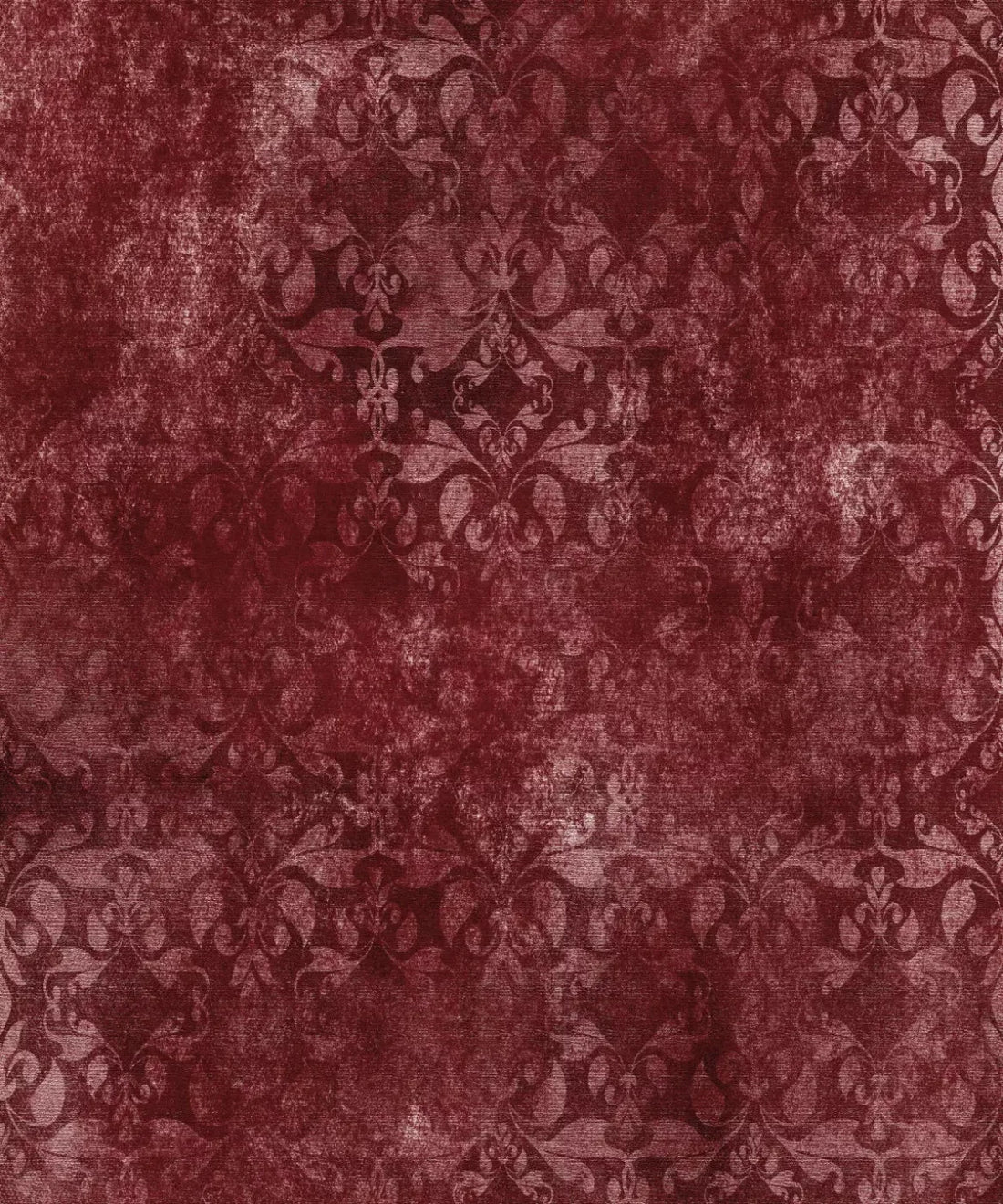 Red Damask Backdrop for Photography