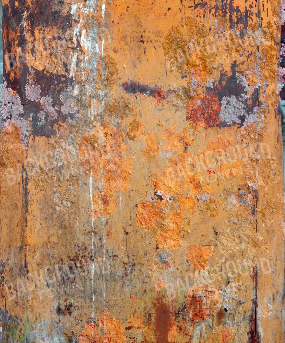 Orange Urban Grunge Backdrop for Photography