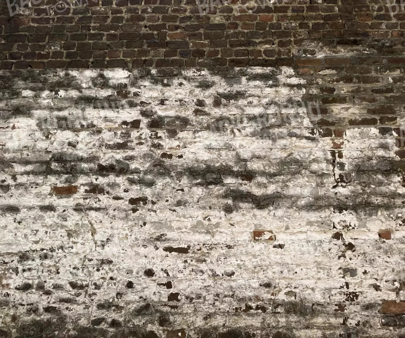 Distressed Brick 5X42 Fleece ( 60 X 50 Inch ) Backdrop