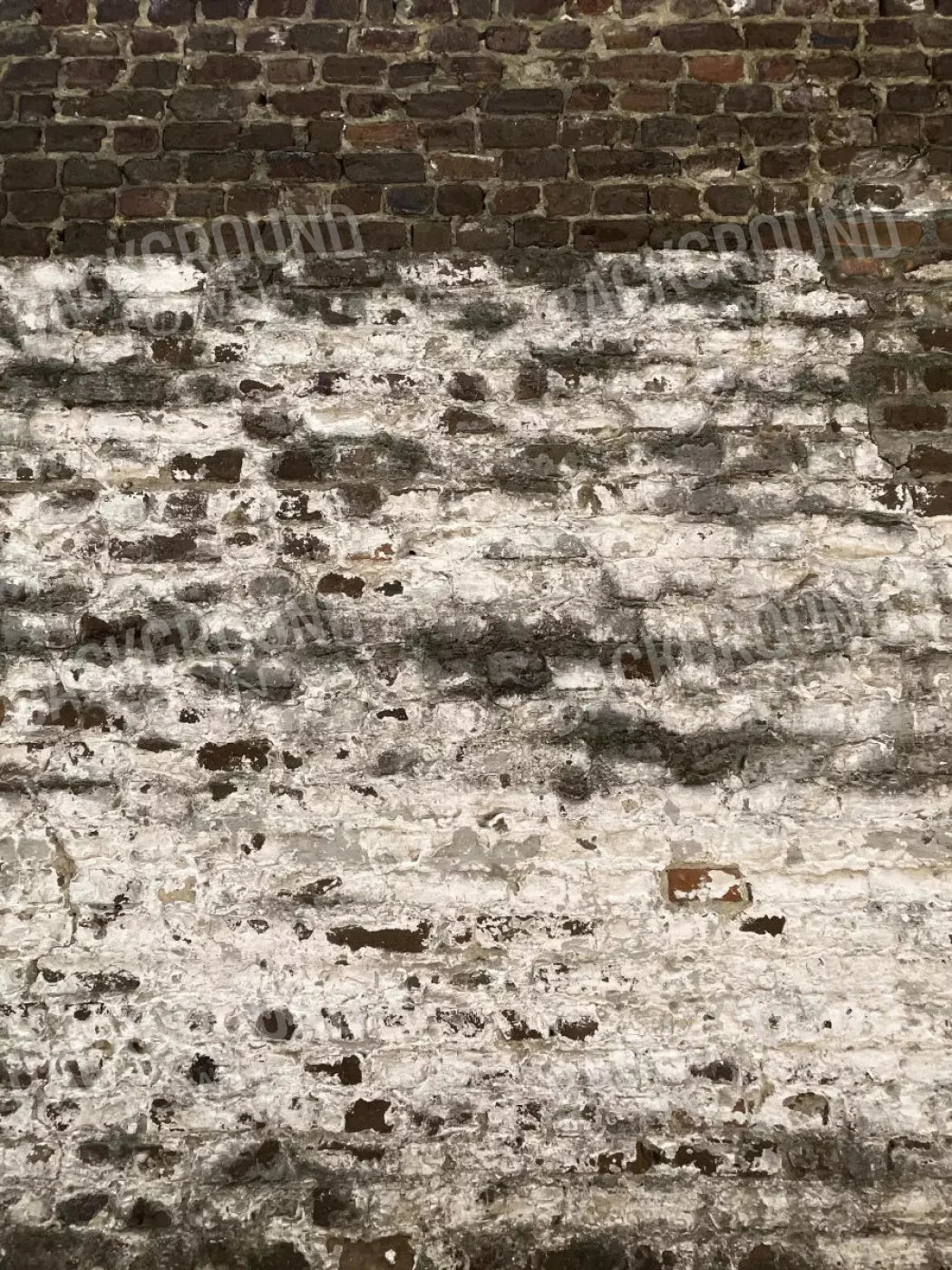 Distressed Brick 5X68 Fleece ( 60 X 80 Inch ) Backdrop