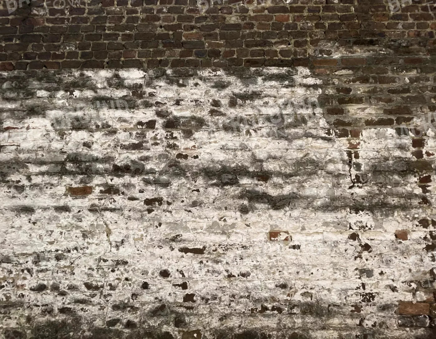 Distressed Brick 8X6 Fleece ( 96 X 72 Inch ) Backdrop