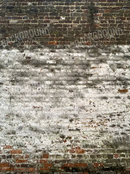 Distressed Wall 5X68 Fleece ( 60 X 80 Inch ) Backdrop