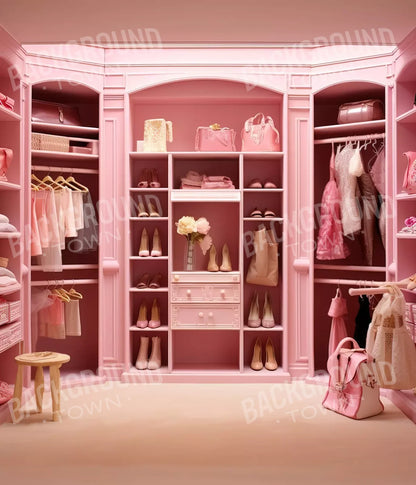 Doll House Closet 10X12 Ultracloth ( 120 X 144 Inch ) Backdrop