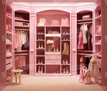 Doll House Closet 12X10 Ultracloth ( 144 X 120 Inch ) Backdrop