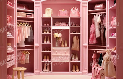 Doll House Closet 12X8 Ultracloth ( 144 X 96 Inch ) Backdrop