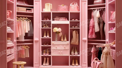 Doll House Closet 14X8 Ultracloth ( 168 X 96 Inch ) Backdrop