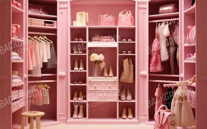 Doll House Closet 14X9 Ultracloth ( 168 X 108 Inch ) Backdrop