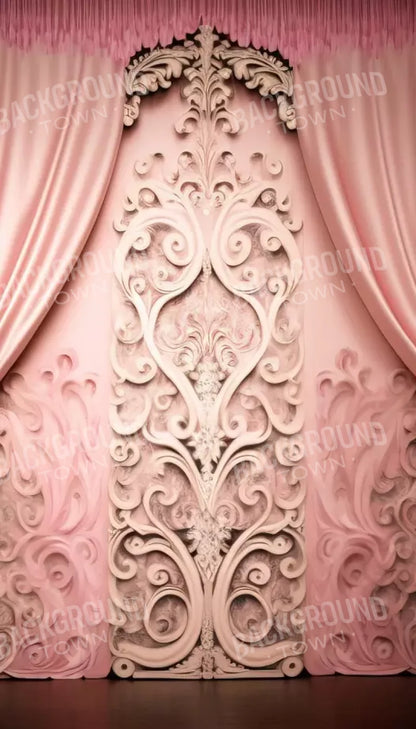 Doll House Curtains Iii 8’X14’ Ultracloth (96 X 168 Inch) Backdrop