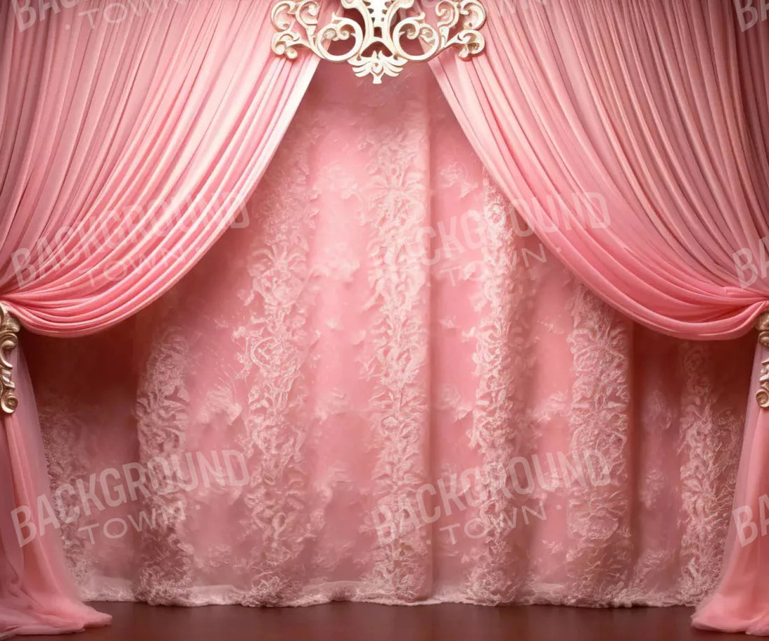 Doll House Curtains 5X42 Fleece ( 60 X 50 Inch ) Backdrop