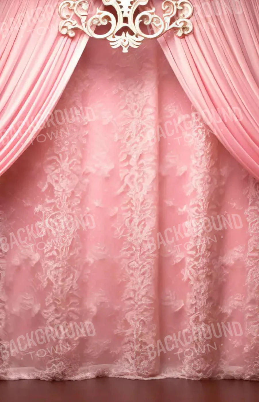 Doll House Curtains 8X12 Ultracloth ( 96 X 144 Inch ) Backdrop