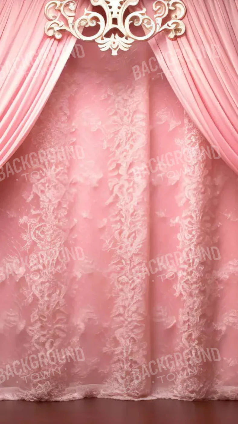 Doll House Curtains 8X14 Ultracloth ( 96 X 168 Inch ) Backdrop