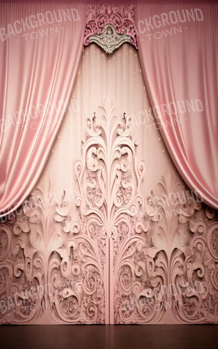 Doll House Curtains Ii 10’X16’ Ultracloth (120 X 192 Inch) Backdrop