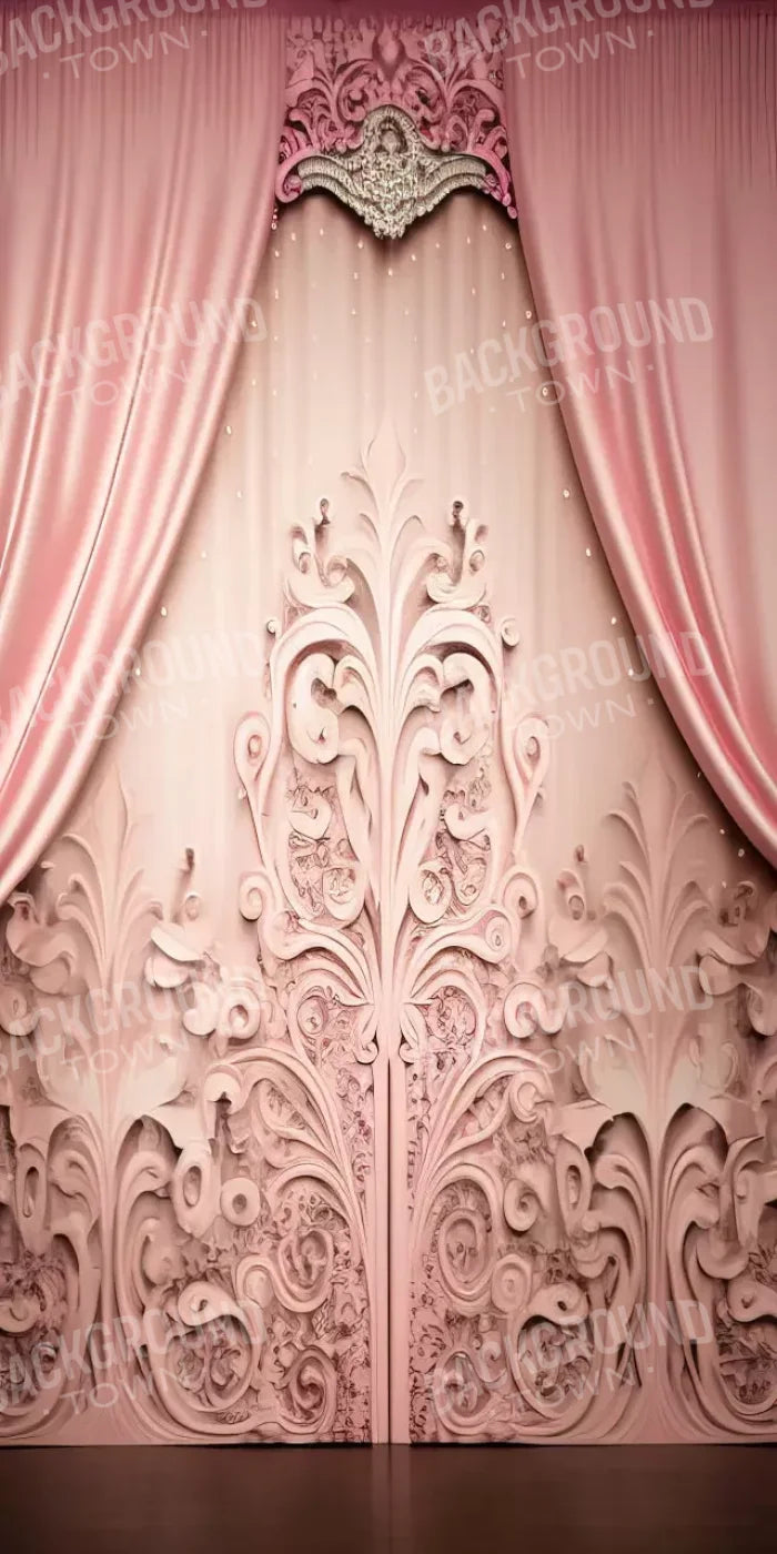Doll House Curtains Ii 10’X20’ Ultracloth (120 X 240 Inch) Backdrop