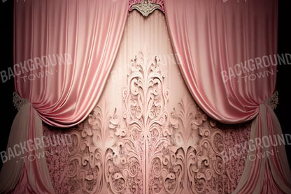 Doll House Curtains Ii 12’X8’ Ultracloth (144 X 96 Inch) Backdrop