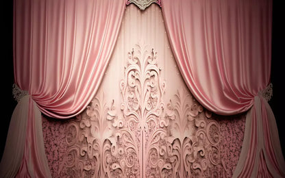 Doll House Curtains Ii 16’X10’ Ultracloth (192 X 120 Inch) Backdrop
