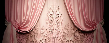 Doll House Curtains Ii 20’X8’ Ultracloth (240 X 96 Inch) Backdrop