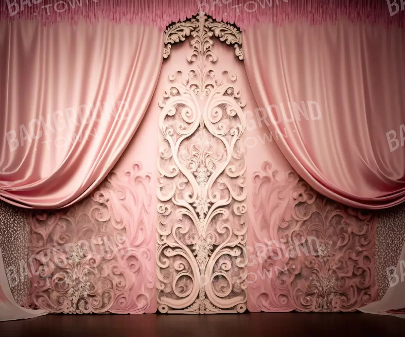 Doll House Curtains Iii 12’X10’ Ultracloth (144 X 120 Inch) Backdrop