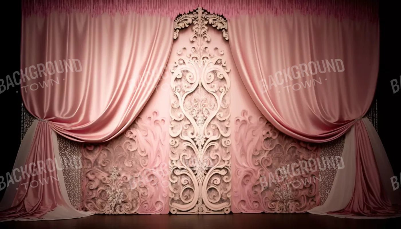 Doll House Curtains Iii 14’X8’ Ultracloth (168 X 96 Inch) Backdrop