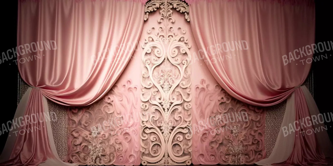 Doll House Curtains Iii 16’X8’ Ultracloth (192 X 96 Inch) Backdrop