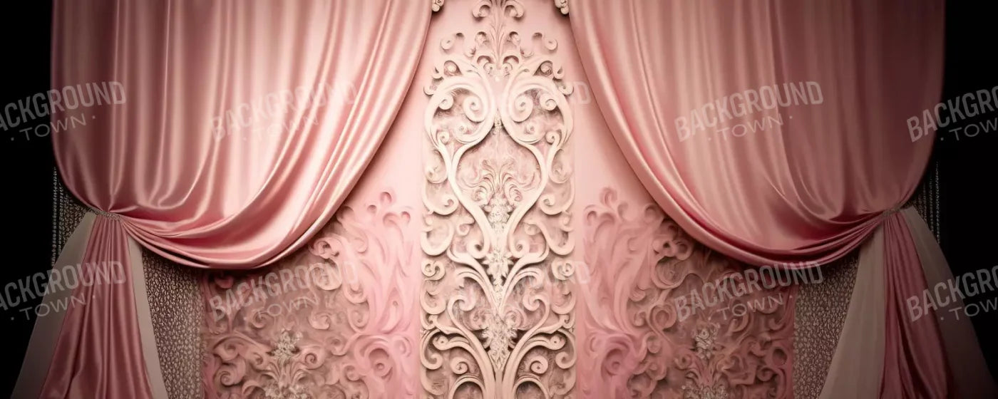 Doll House Curtains Iii 20’X8’ Ultracloth (240 X 96 Inch) Backdrop