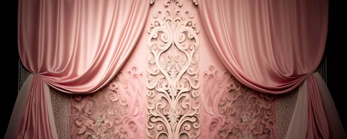 Doll House Curtains Iii 20’X8’ Ultracloth (240 X 96 Inch) Backdrop