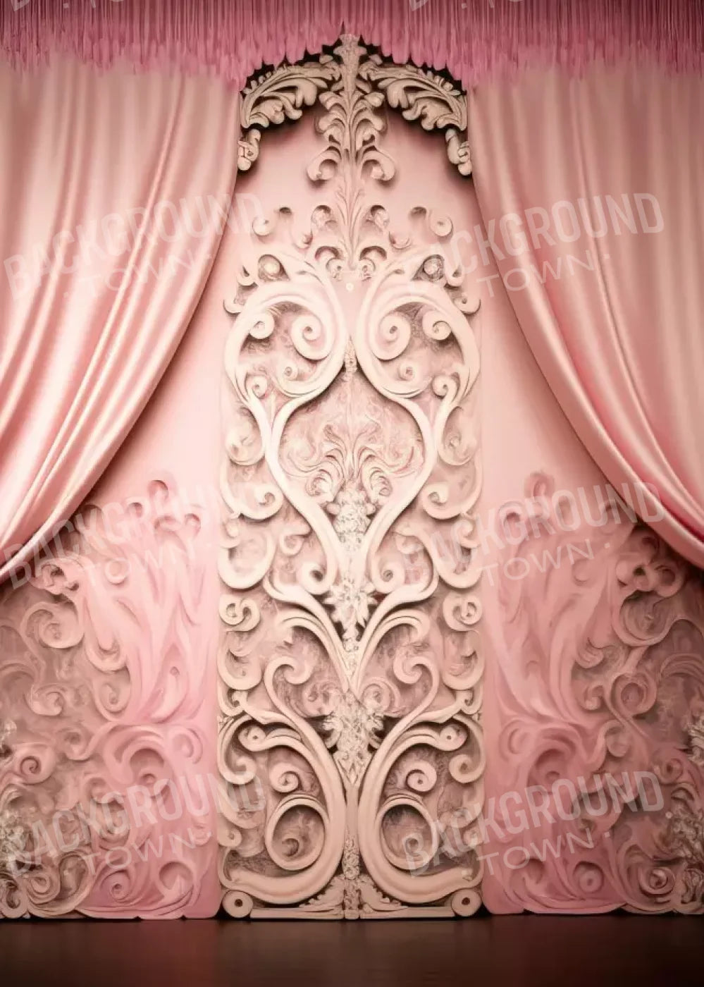 Doll House Curtains Iii 5’X7’ Ultracloth (60 X 84 Inch) Backdrop