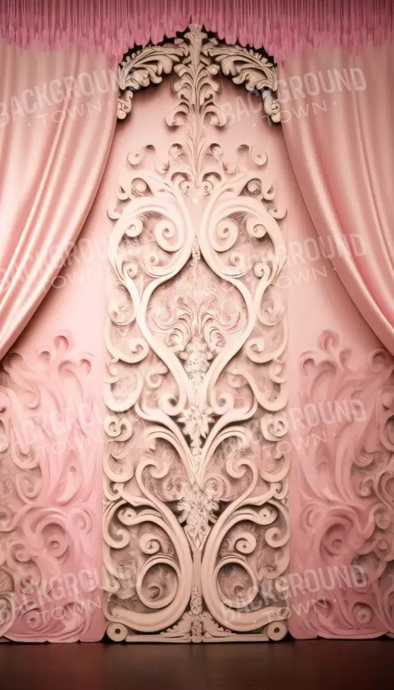Doll House Curtains Iii 8’X14’ Ultracloth (96 X 168 Inch) Backdrop