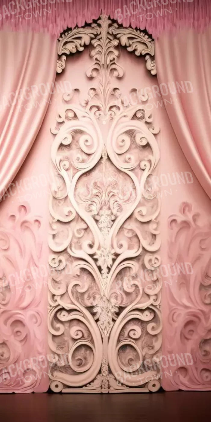 Doll House Curtains Iii 8’X16’ Ultracloth (96 X 192 Inch) Backdrop