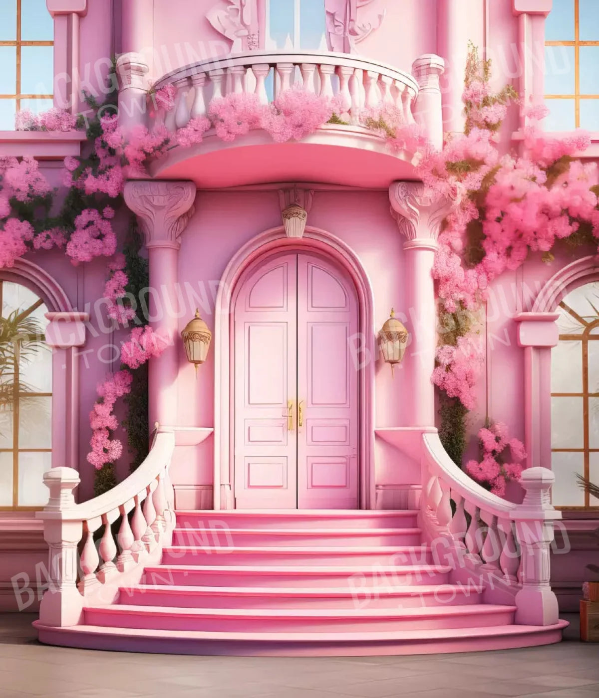 Doll House Grand Entrance 10X12 Ultracloth ( 120 X 144 Inch ) Backdrop