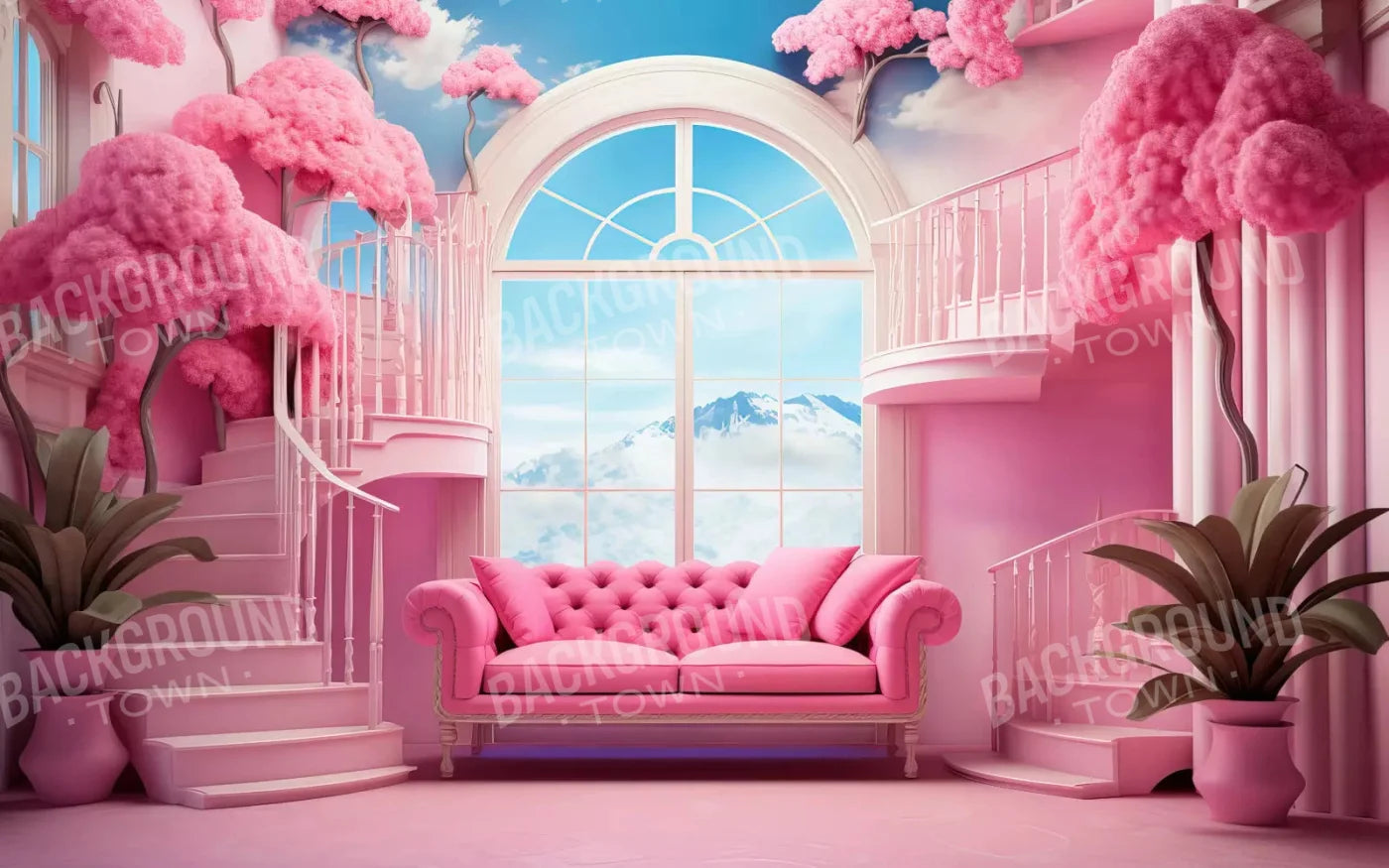 Doll House Lounge 14X9 Ultracloth ( 168 X 108 Inch ) Backdrop